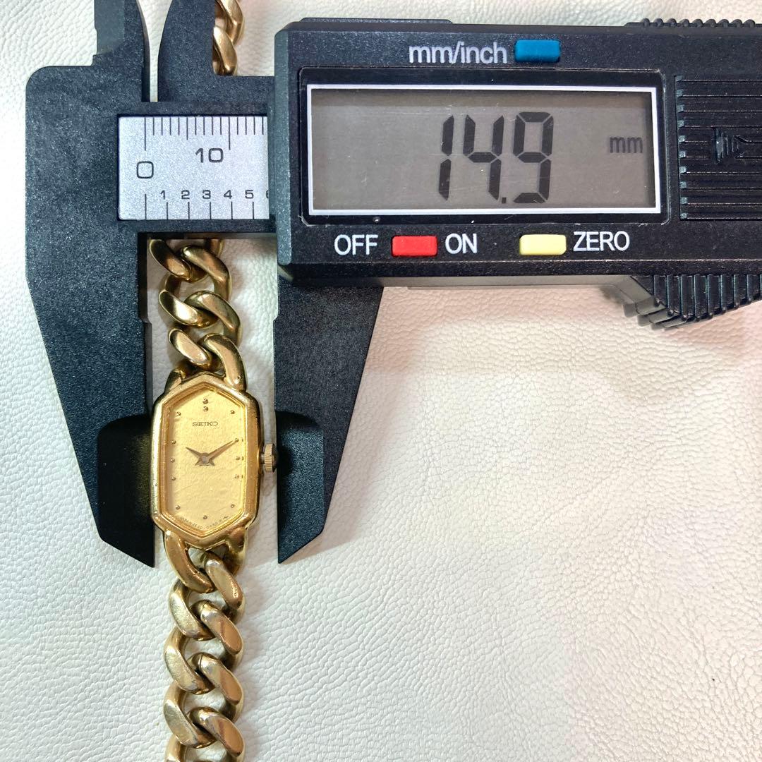 新品電池　稼働品　SEIKO セイコー ブレスウォッチ　喜平　腕時計　クォーツ
