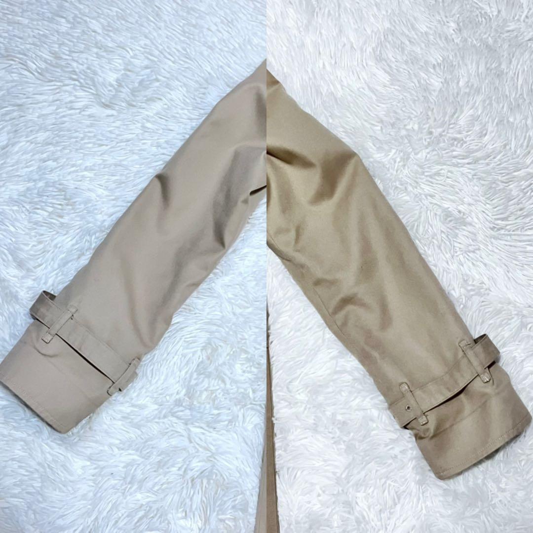 【美品】バーバリー ステンカラーコート ビンテージ ノバチェック ベルト S