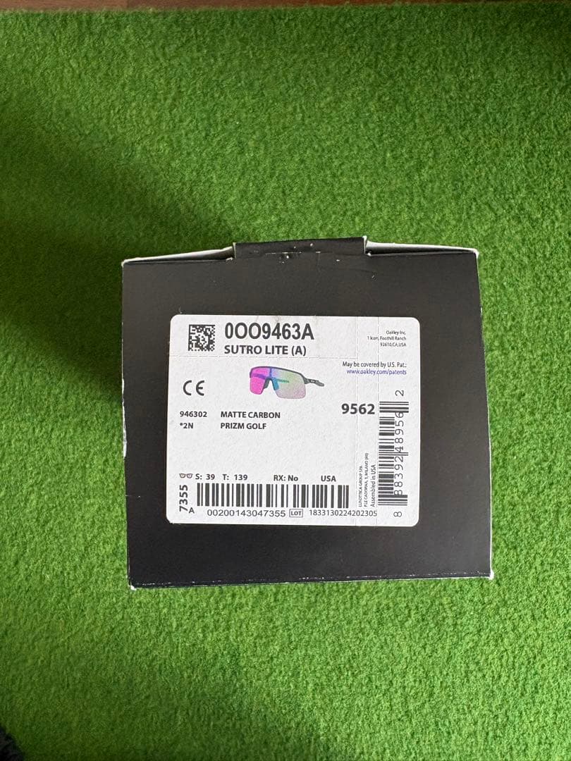 オークリー スートロライト(A) プリズムゴルフ マットカーボン