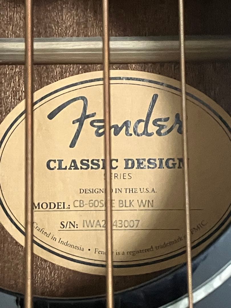 【Ogawa Melvin 】Fender アコースティックベース