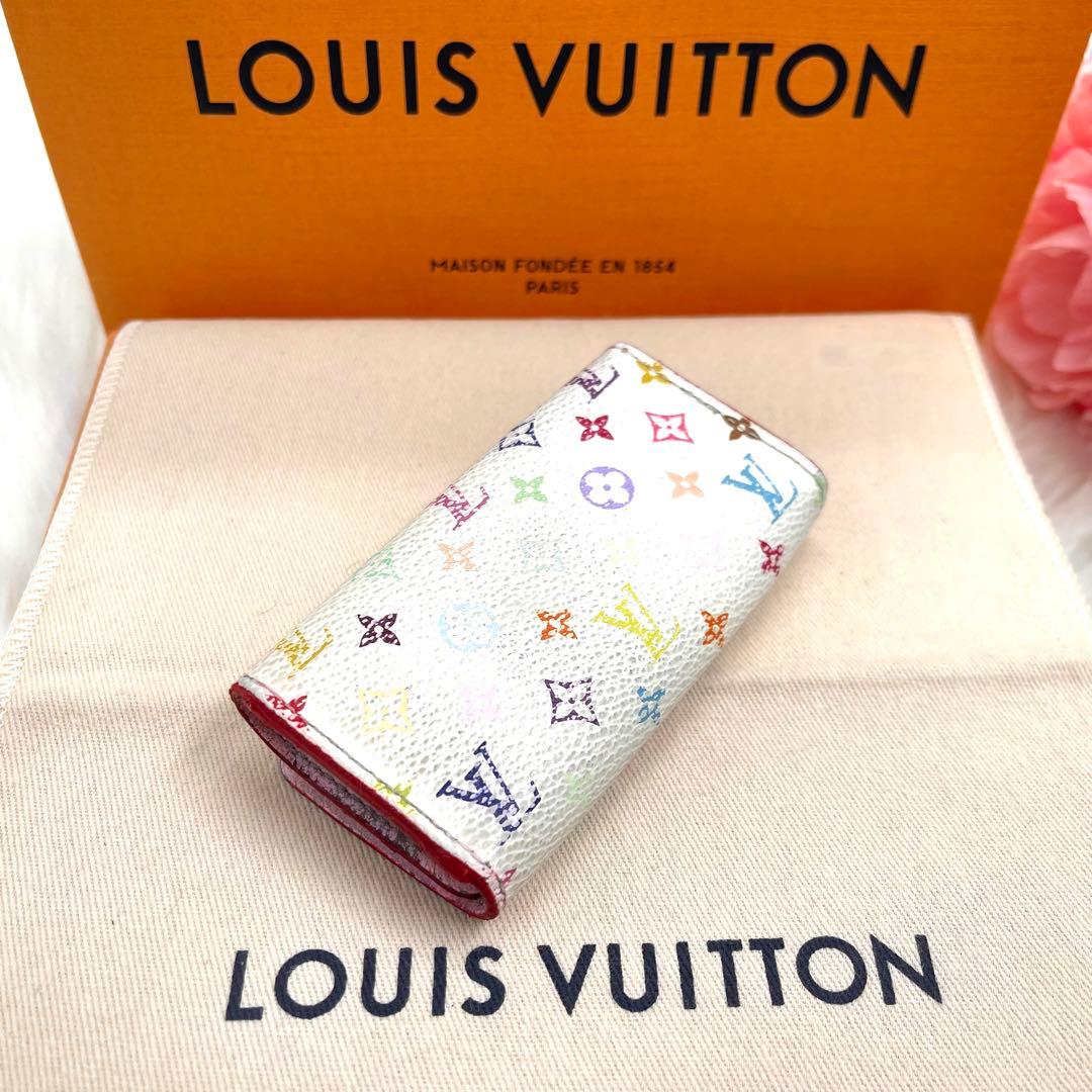 <良品>ルイヴィトン 　モノグラム　マルチカラー　キーケース　　4連 　861