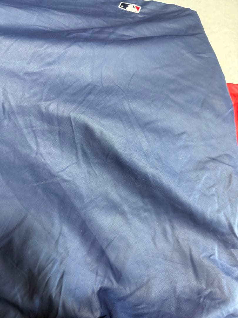 90s MLB AtlantaBraves ブレーブス 光沢サテン スタジャン