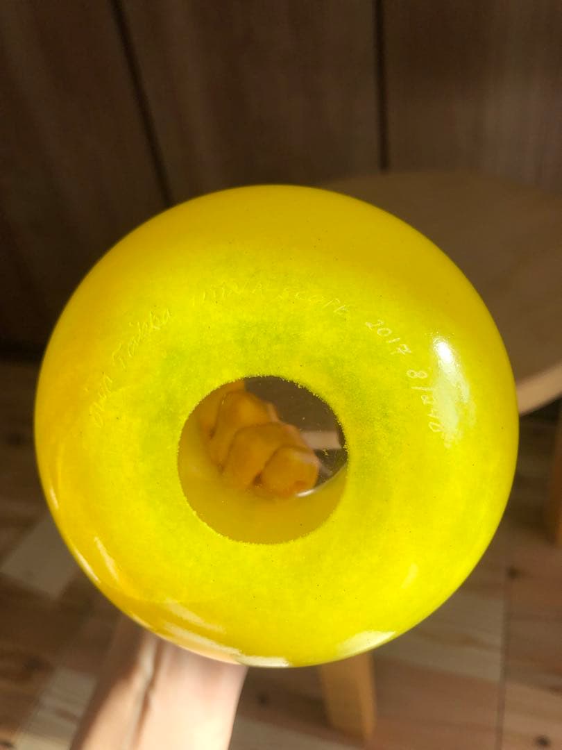 m*a様 Pampula vase 90mmイエローscope別注ポムポム　イッ