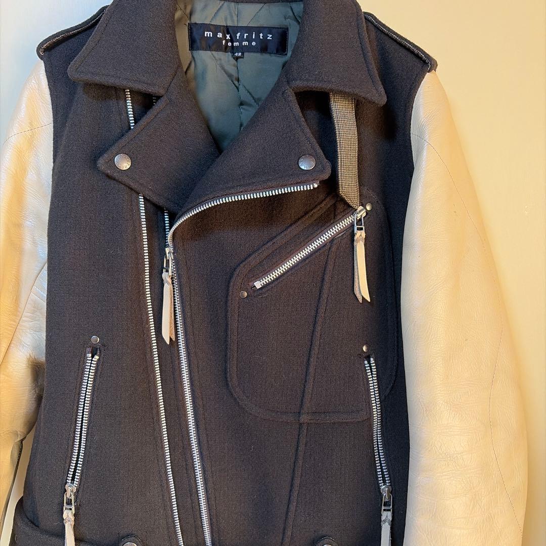 k*o様 max fritz ライダースジャケット レディース　マックスフリッツ