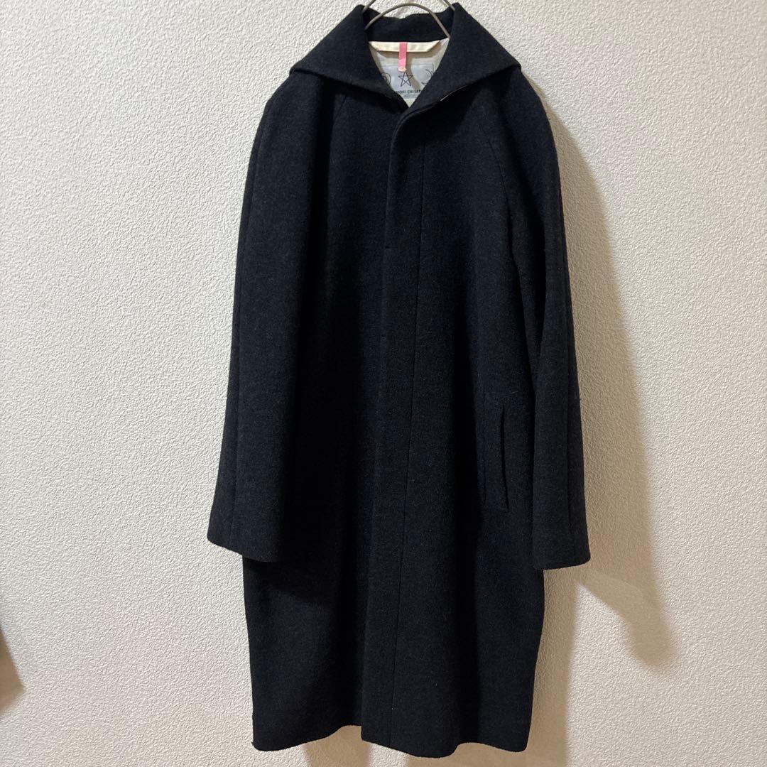 専用です　ツモリチサト　ウール100% ロングコート　セーラー　チャコール