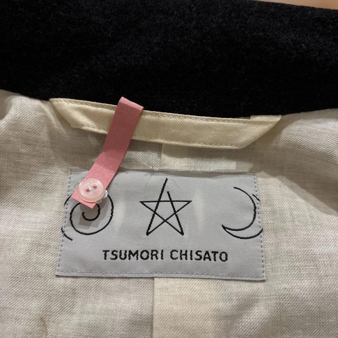 専用です　ツモリチサト　ウール100% ロングコート　セーラー　チャコール