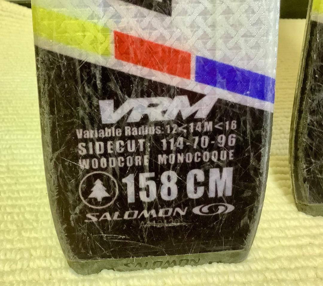 サロモン　カービング　オールラウンド　158cm　R14　中上級者向け