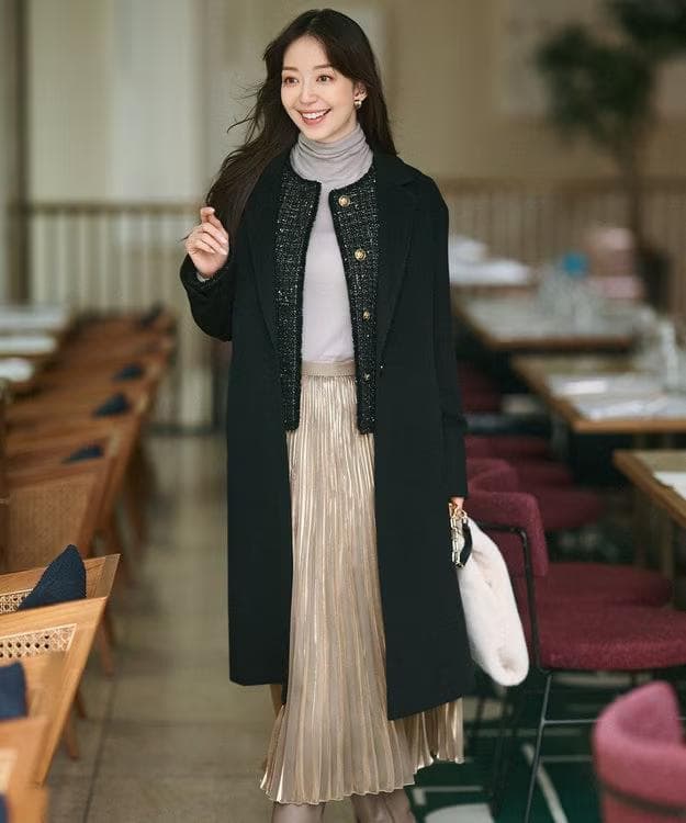 23区　44XL　GIOLICA ボタン ツイード ジャケット 　今期販売中