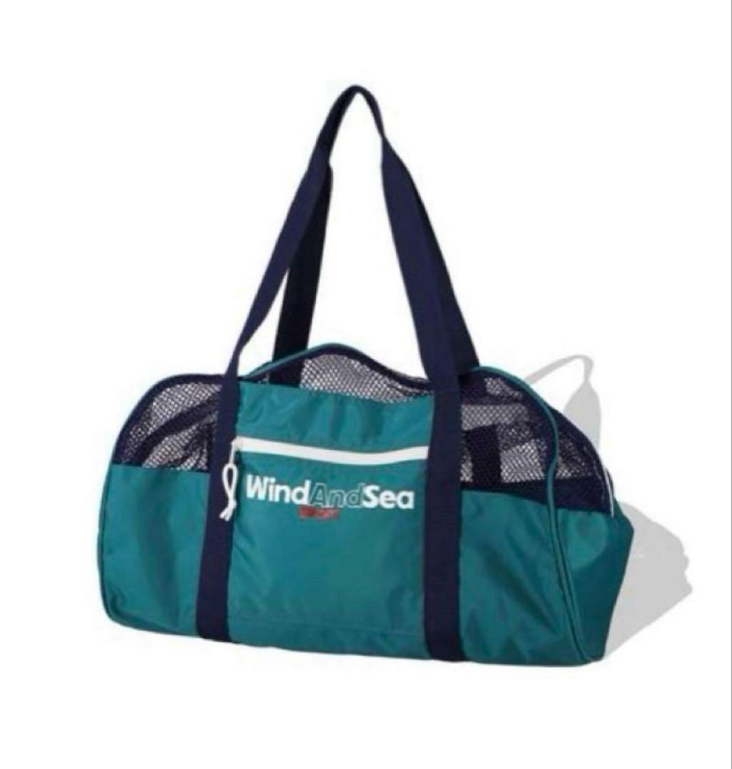 wind and sea WDS SPORT MESH BAG コバルトブルー