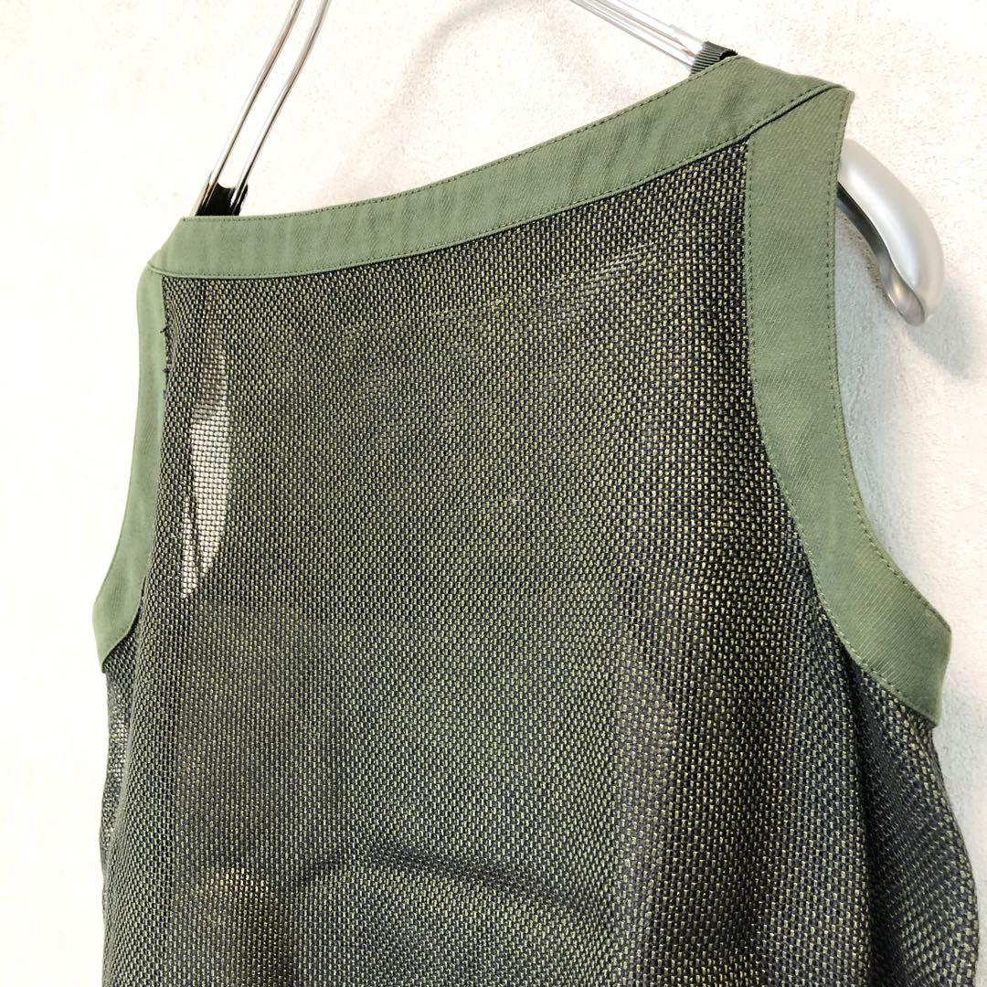 SACAI サカイ 2016SS Resort メッシュノースリーブトップス