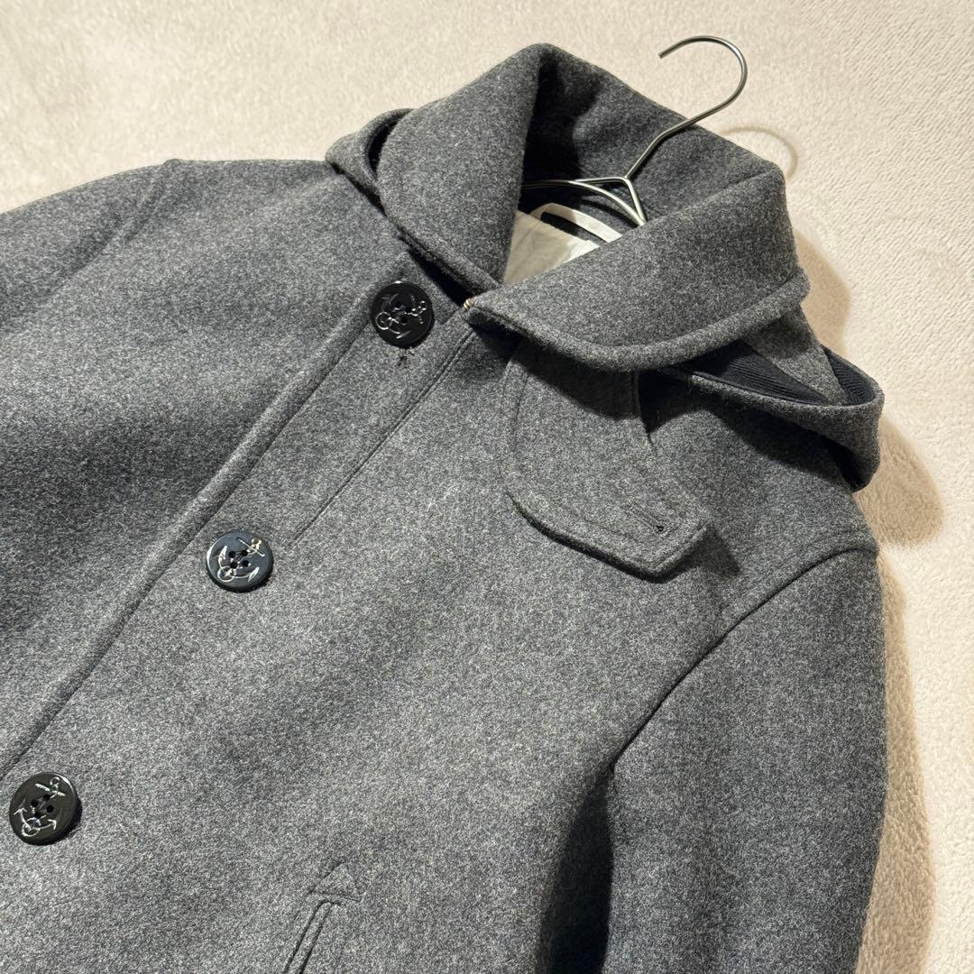 オーシバル オーチバル　メルトンシングルフードコート　ジャケット　ピーコート　３