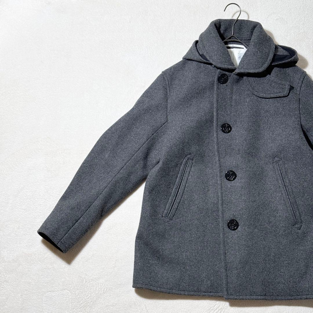 オーシバル オーチバル　メルトンシングルフードコート　ジャケット　ピーコート　３