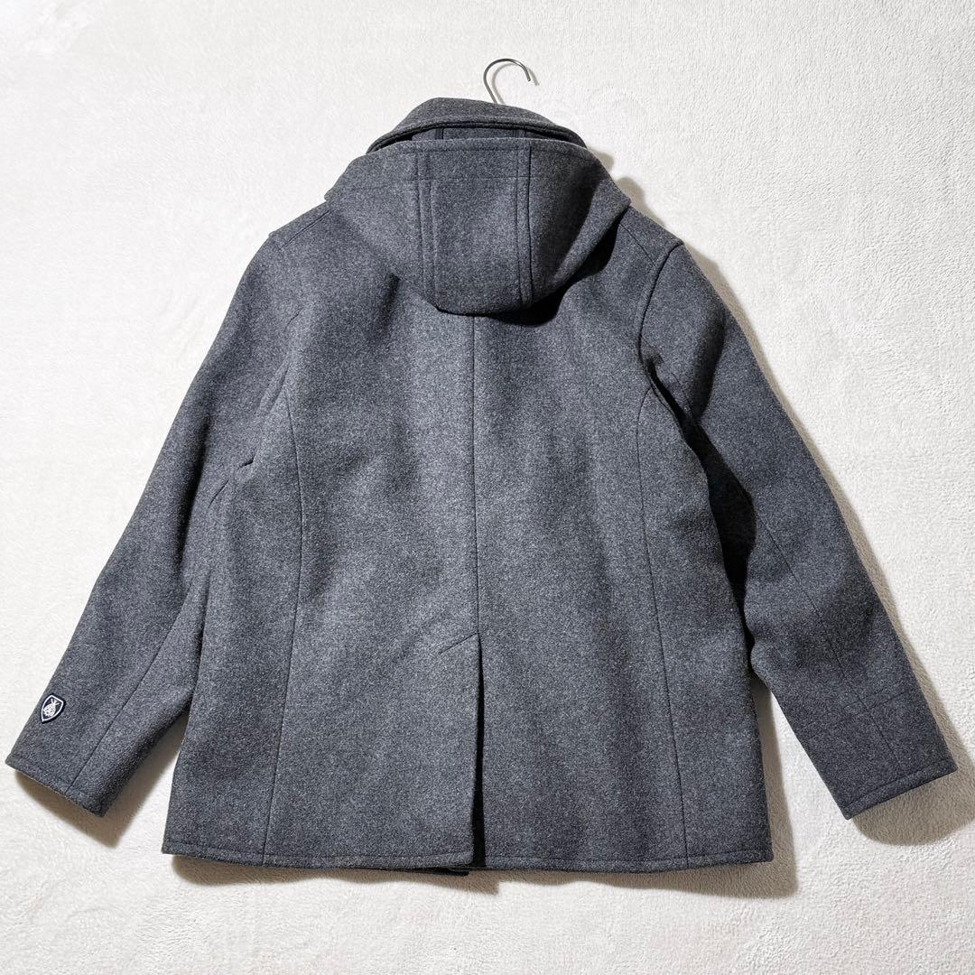 オーシバル オーチバル　メルトンシングルフードコート　ジャケット　ピーコート　３