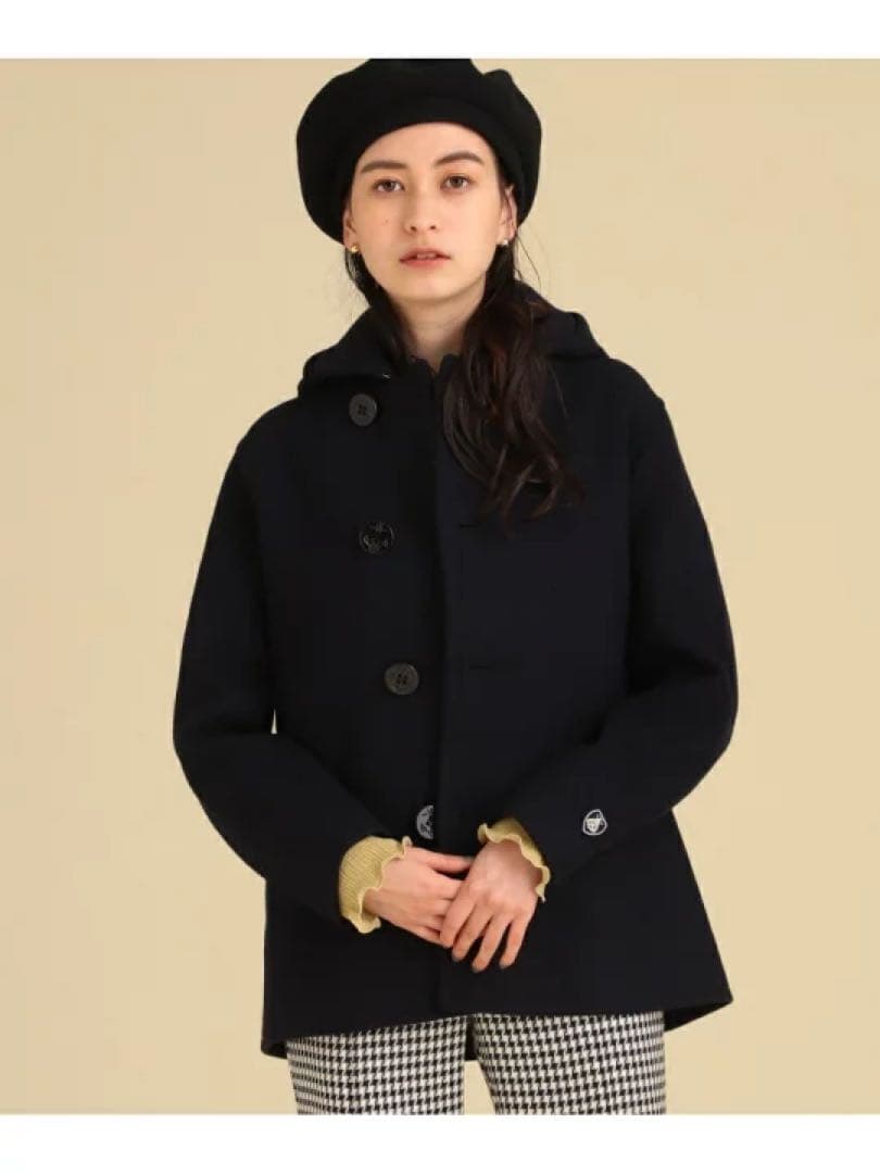 オーシバル オーチバル　メルトンシングルフードコート　ジャケット　ピーコート　３