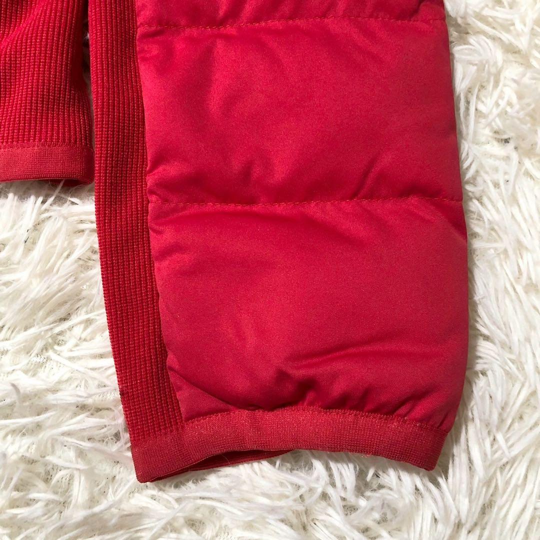 【美品】archivio アルチビオ ダウンジャケット ボアフード レッド