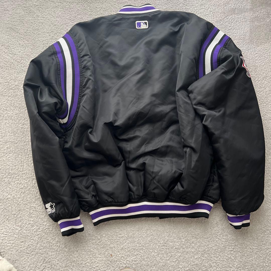 美品✨スターター　ロッキーズ　スタジャンMLB STARTER ダイアモンドＬ