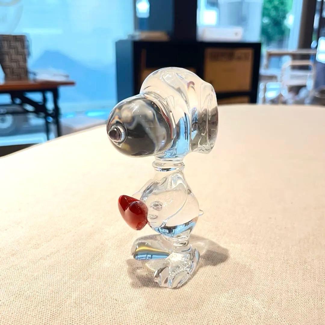 【美品】Baccarat スヌーピー ハート