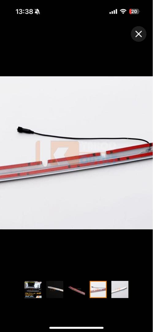 アルファード30前期専用　LED メッキ　ホワイト