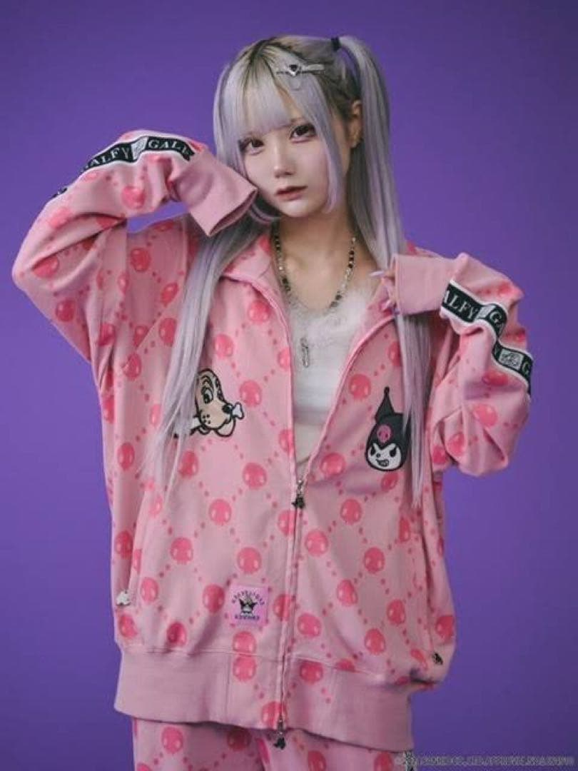 ガルフィー×クロミ コラボ ジャージ 上下セット pink