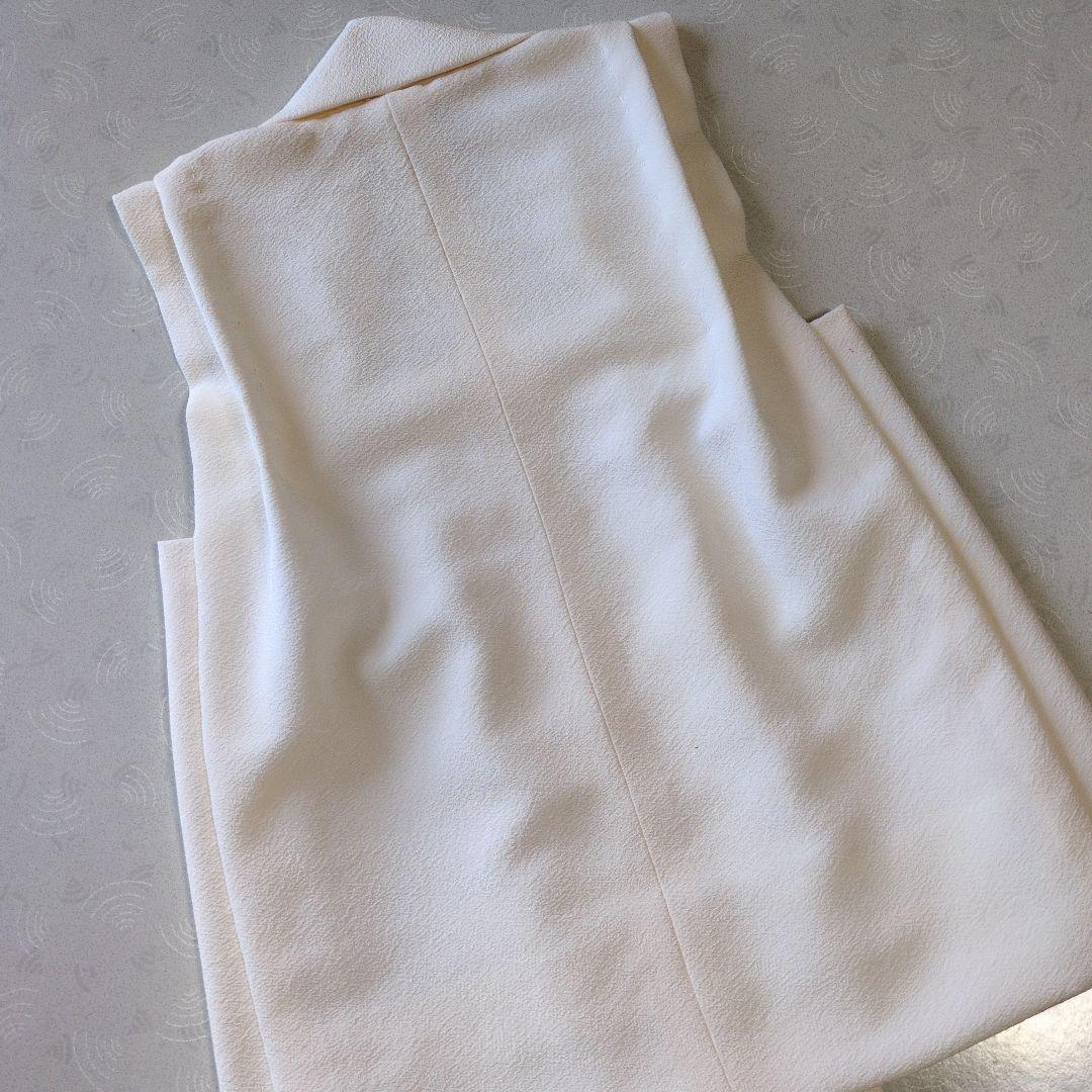 Yururiの正絹縮緬手縫いの被布(中綿なし）ミルキーホワイト