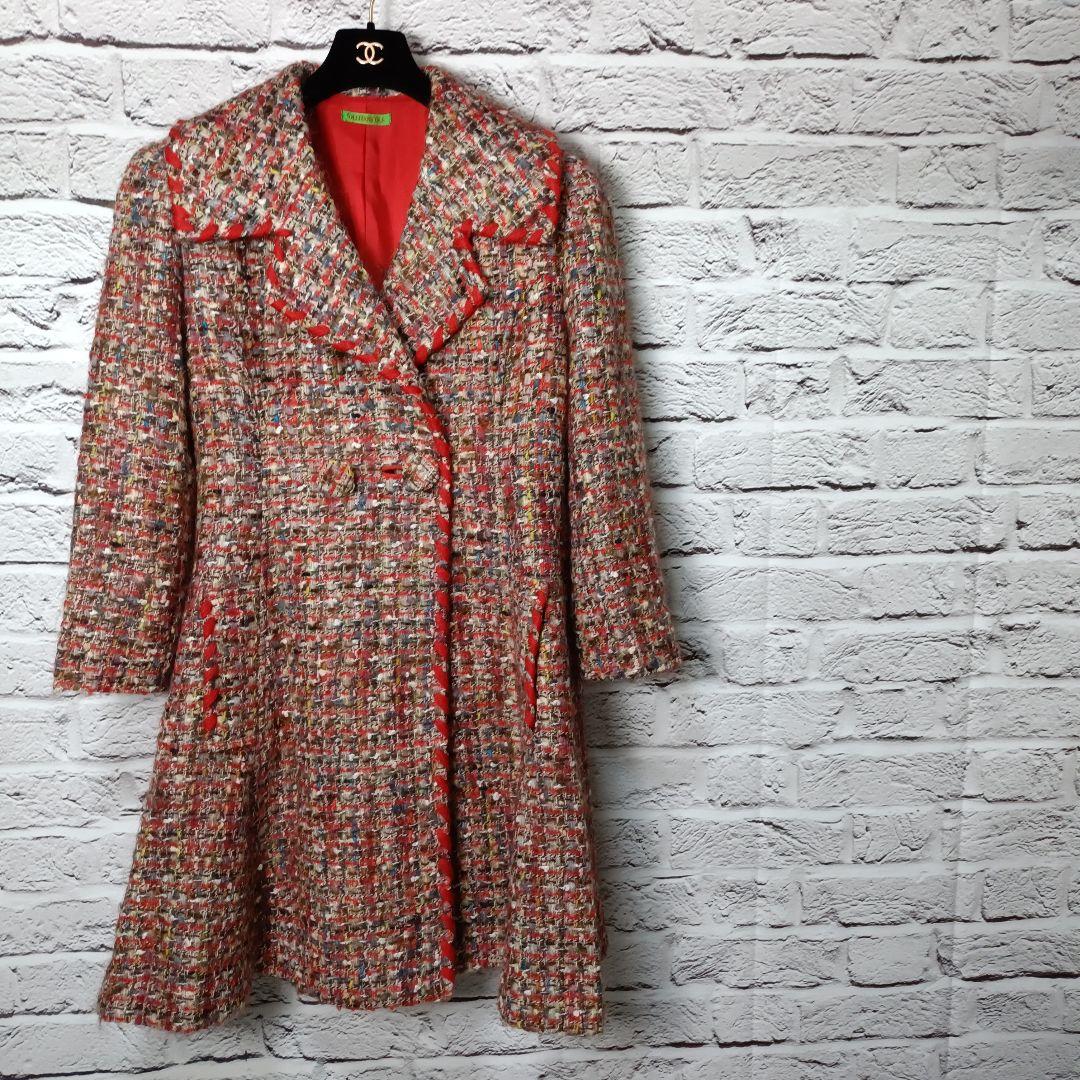 希少■ALBEROBELLO　OLLEBOREBLA モヘヤ・アルパカ混 コート