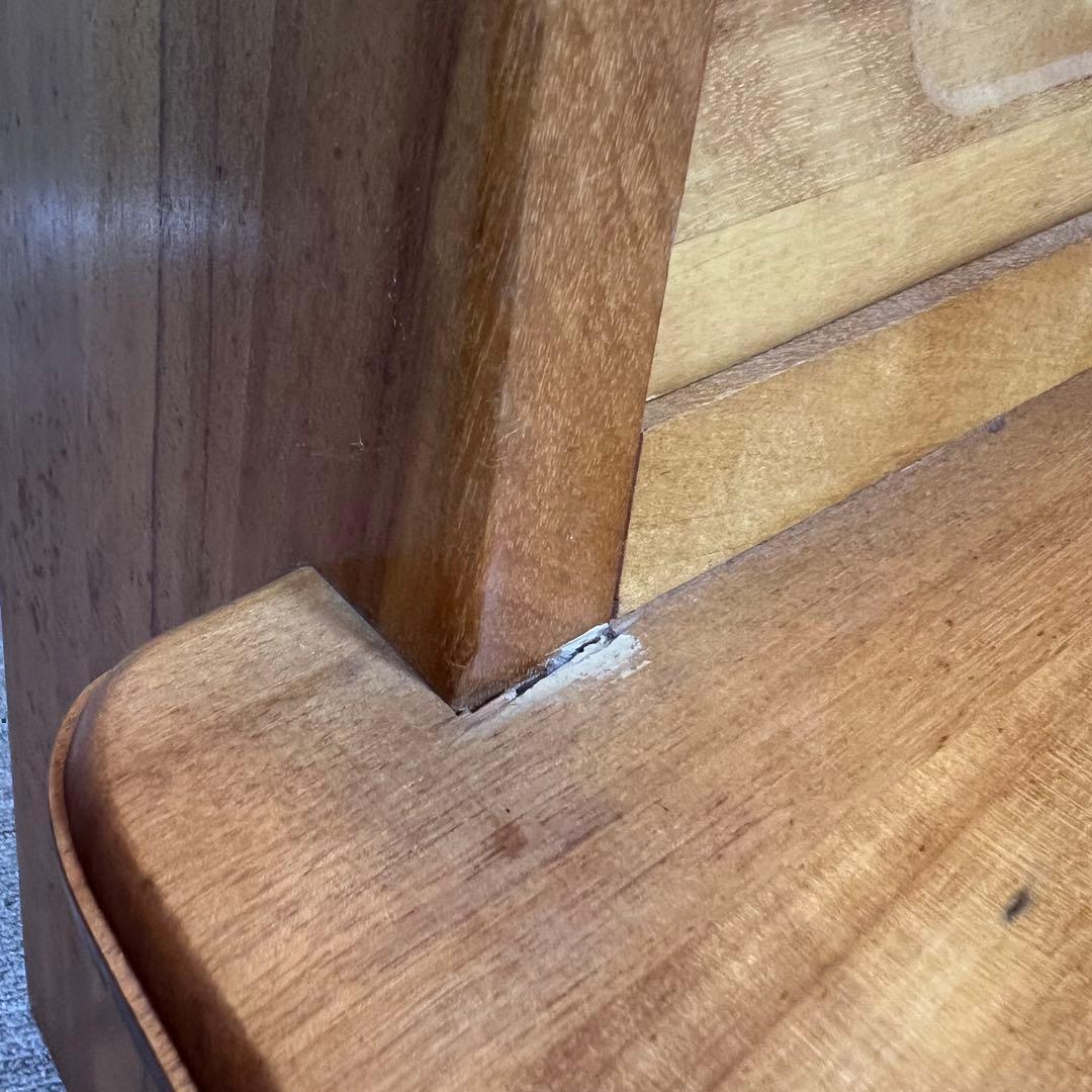 踏み台 引き出し付き 木製 スツール 収納 アンティーク