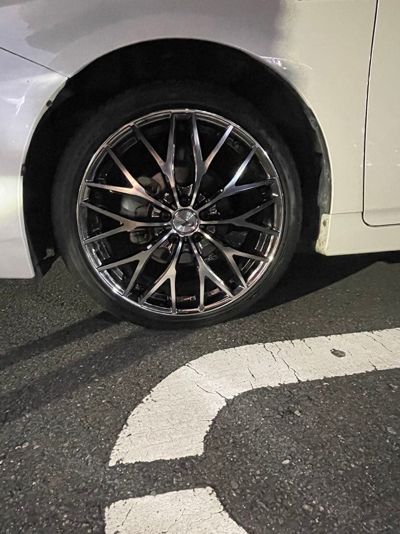 ウェッズ レオニス MX BMC ミラーカット18インチ7j+47 pcd100