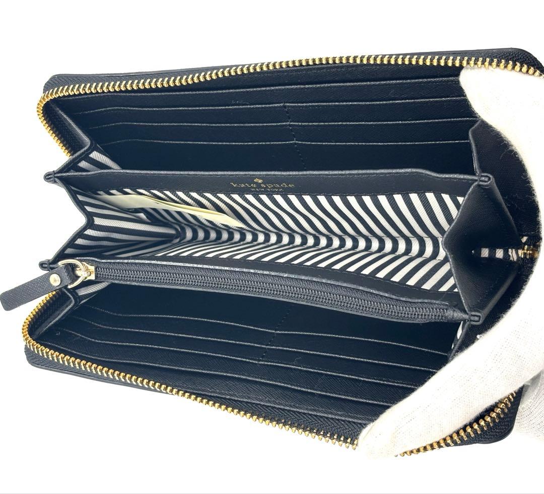 【新品未使用】kate spade ケイトスペード 長財布 ラウンドファスナー