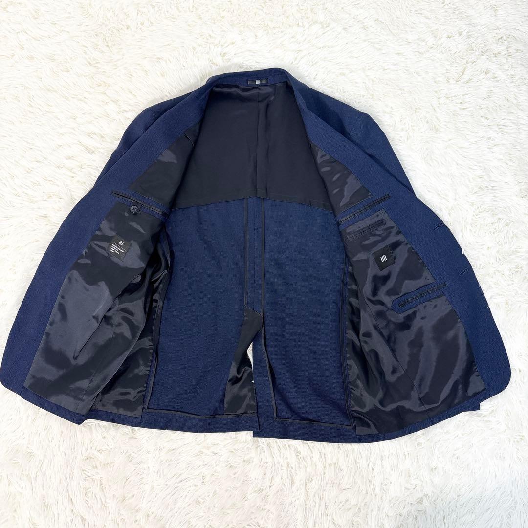 たこスーツセレクト 3ピーススーツ 4S ストレッチ ネイビー AB6 L