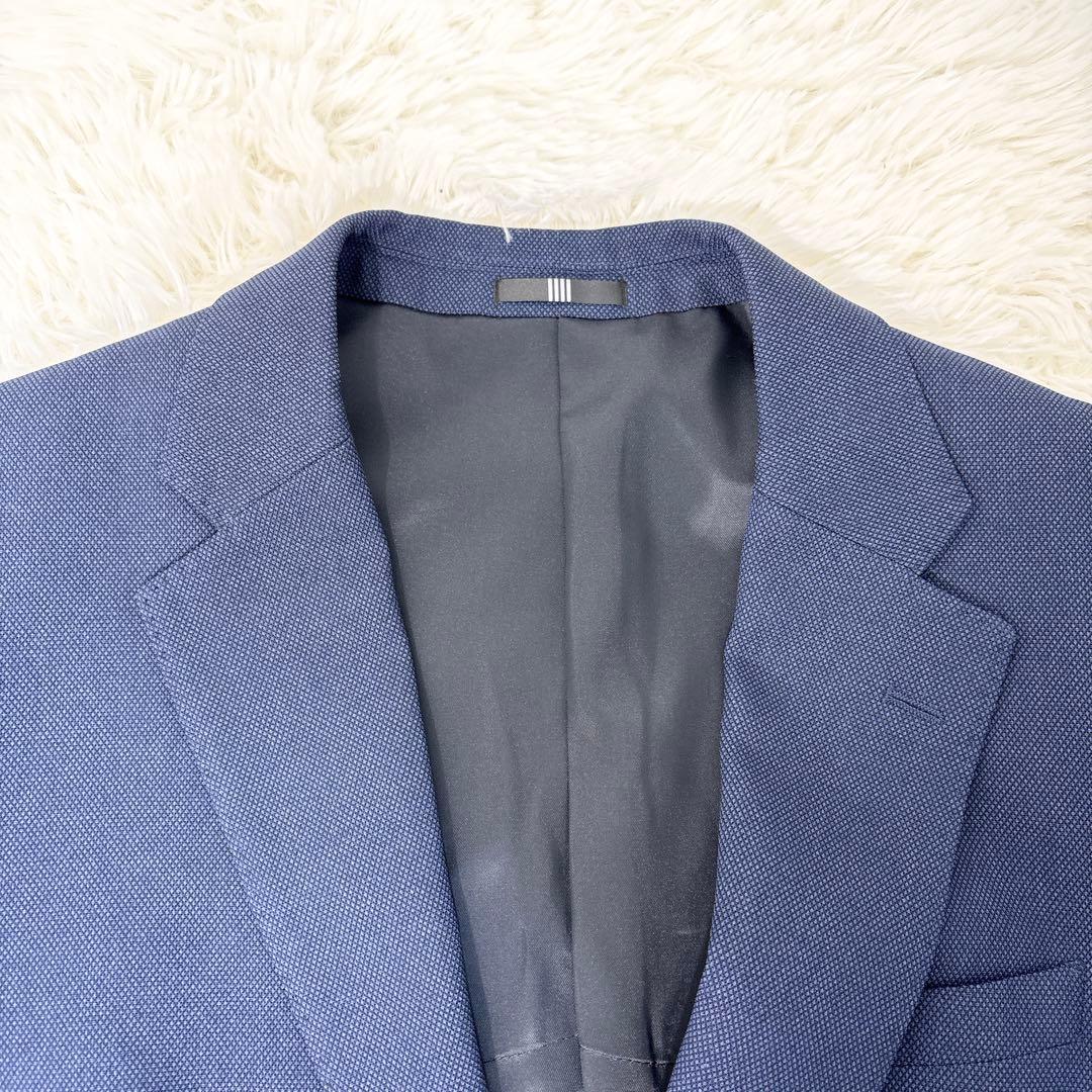 たこスーツセレクト 3ピーススーツ 4S ストレッチ ネイビー AB6 L