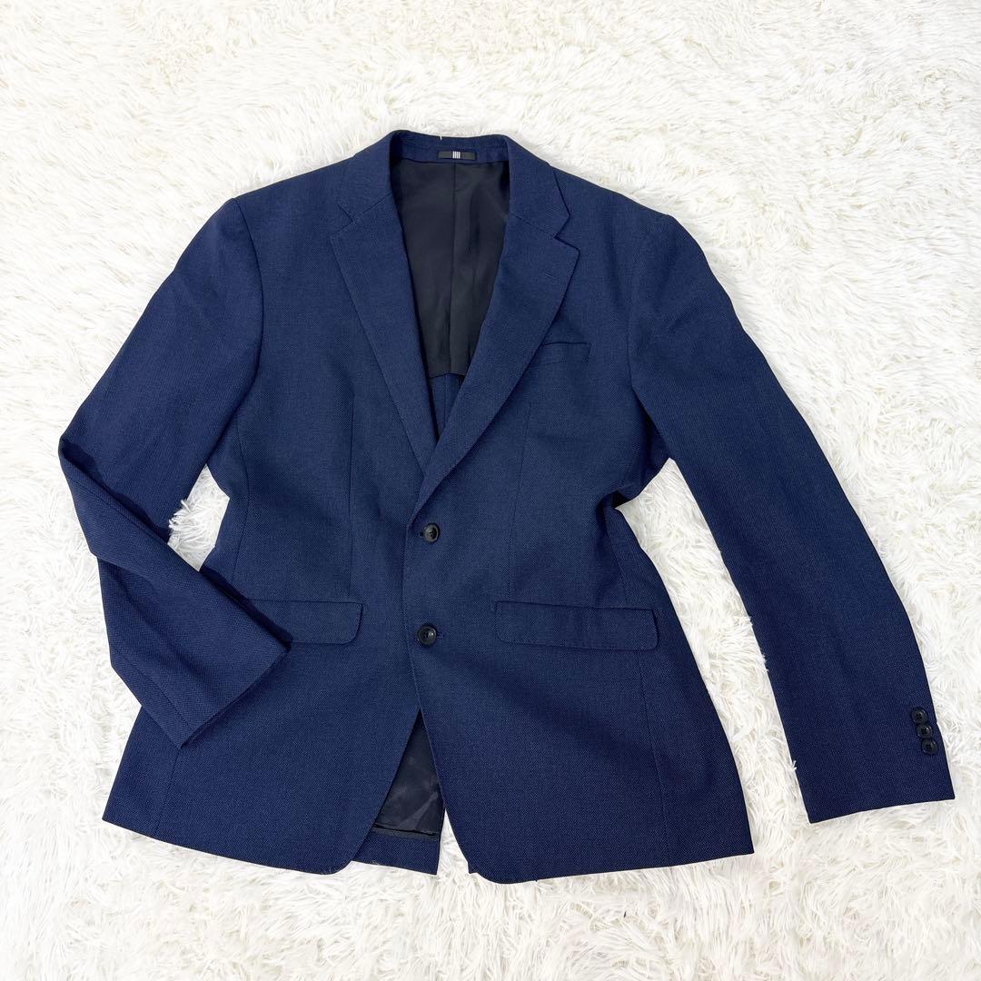 たこスーツセレクト 3ピーススーツ 4S ストレッチ ネイビー AB6 L