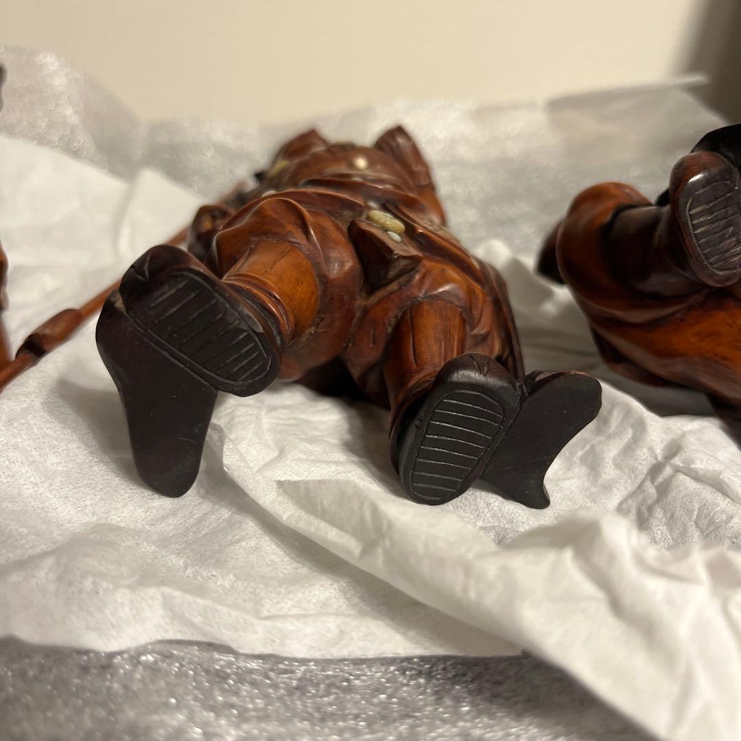 七福神 木彫り 置物 7体セット