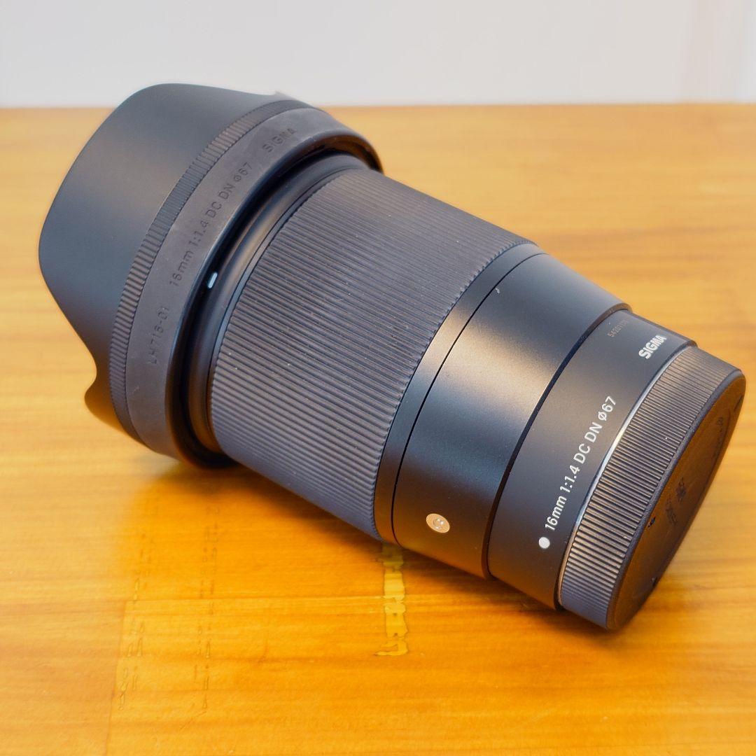 Sigma 単焦点レンズ 16mm F1.4 DC DN EF-Mマウント