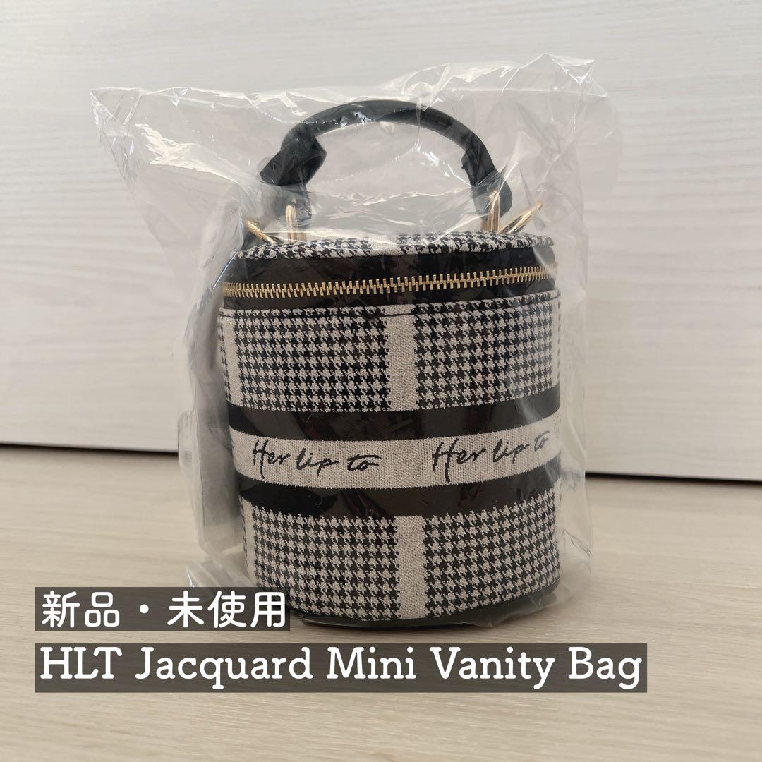 バッグ HLT Jacquard Mini Vanity Bag silver / F