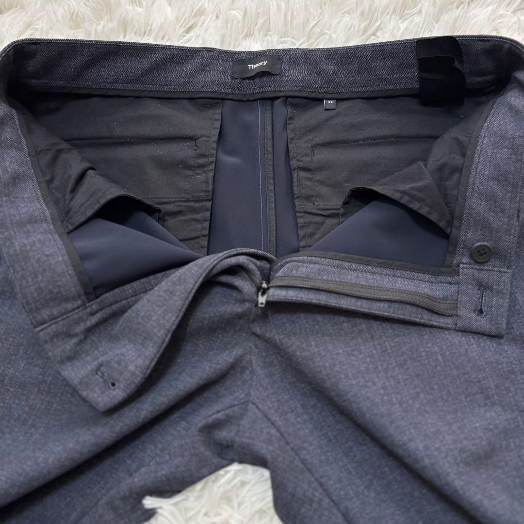 【美品】Theory ナイロンジャージースーツセットアップ　伸縮性　近年モデル