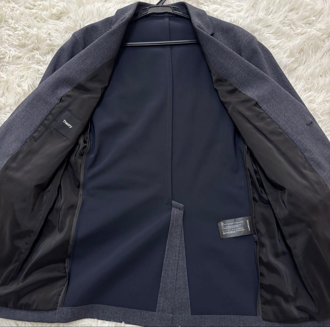 【美品】Theory ナイロンジャージースーツセットアップ　伸縮性　近年モデル