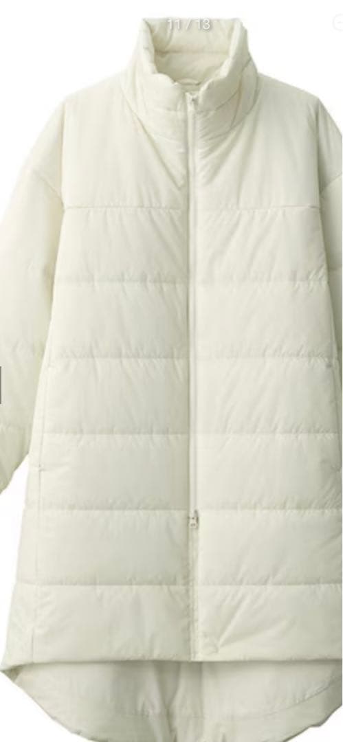 無印良品　中綿ロングコート　Lサイズ