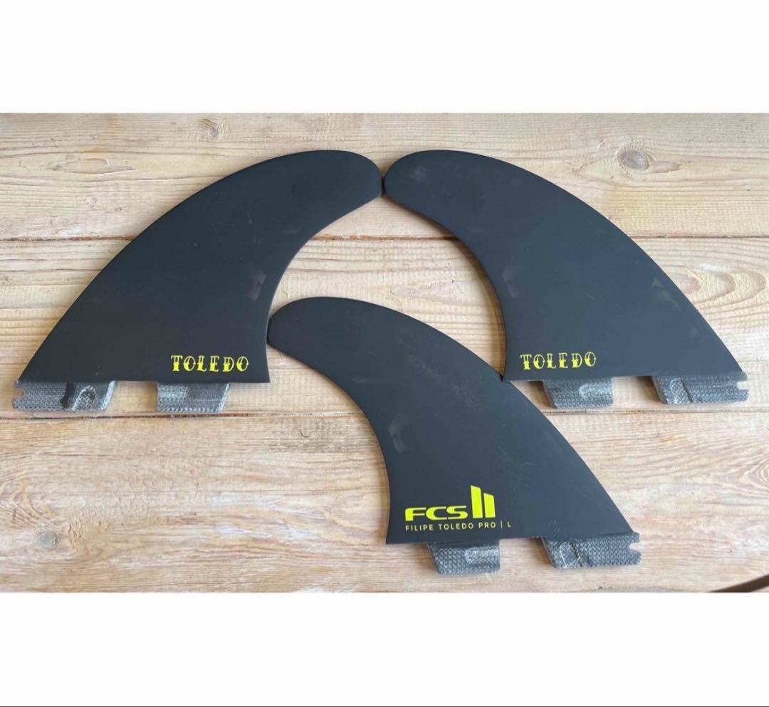 FCS II FILIPE TOLEDO TRI FIN SETスケルトン