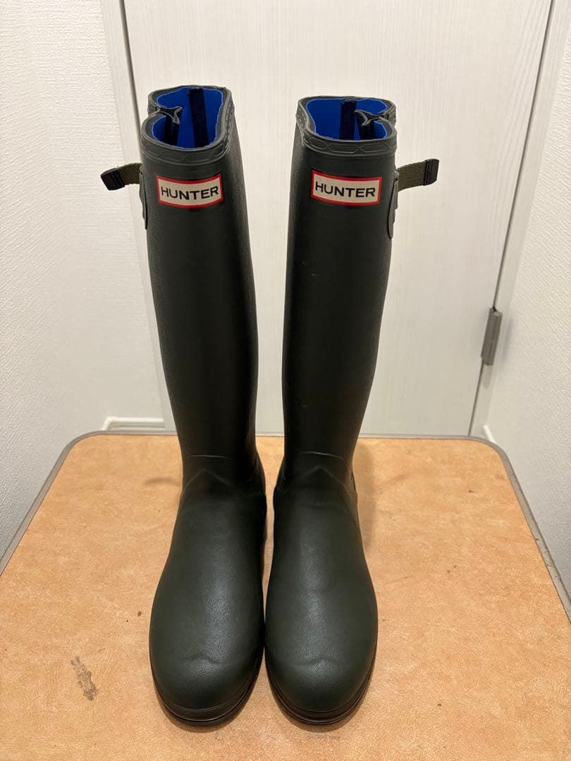 26㎝☆新品HUNTERレインブーツUK7 ハンター長靴 LANDE ROVER