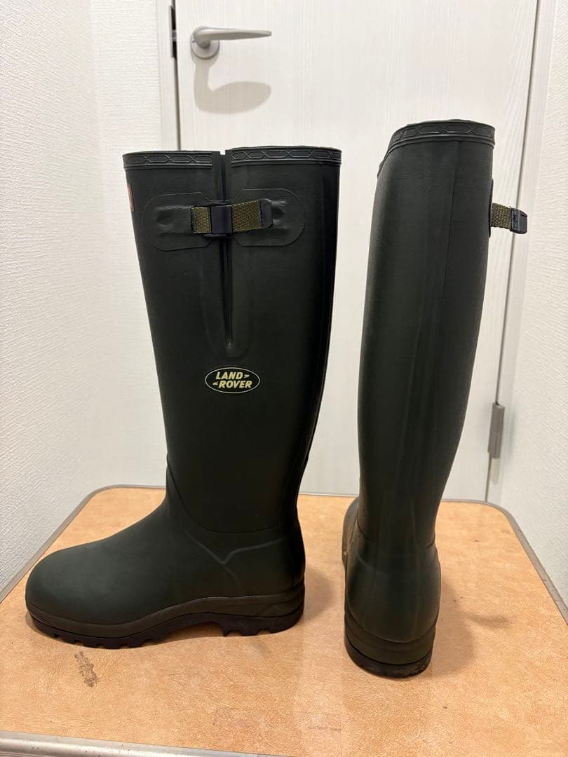 26㎝☆新品HUNTERレインブーツUK7 ハンター長靴 LANDE ROVER