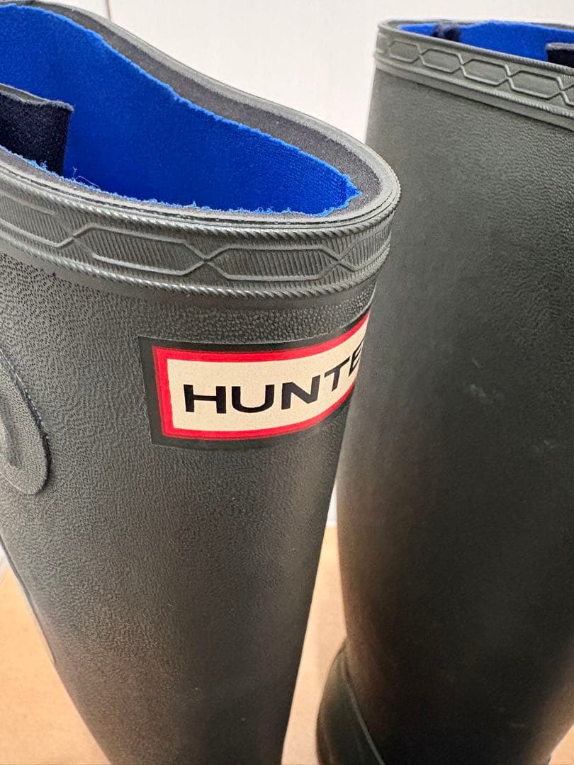 26㎝☆新品HUNTERレインブーツUK7 ハンター長靴 LANDE ROVER