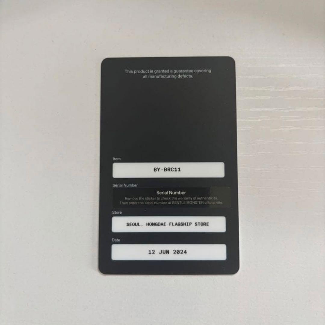 Gentle Monster ジェントルモンスター サングラス BY-BRC11