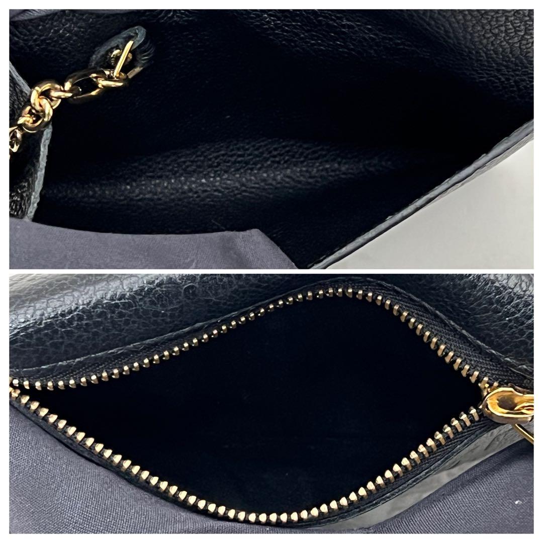 ルイヴィトン ポシェット クレ ケース ブラック M60633