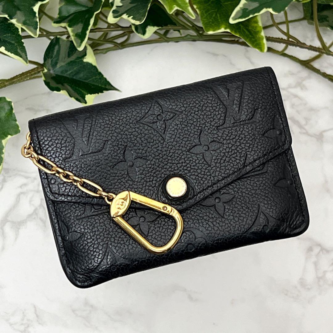 ルイヴィトン ポシェット クレ ケース ブラック M60633