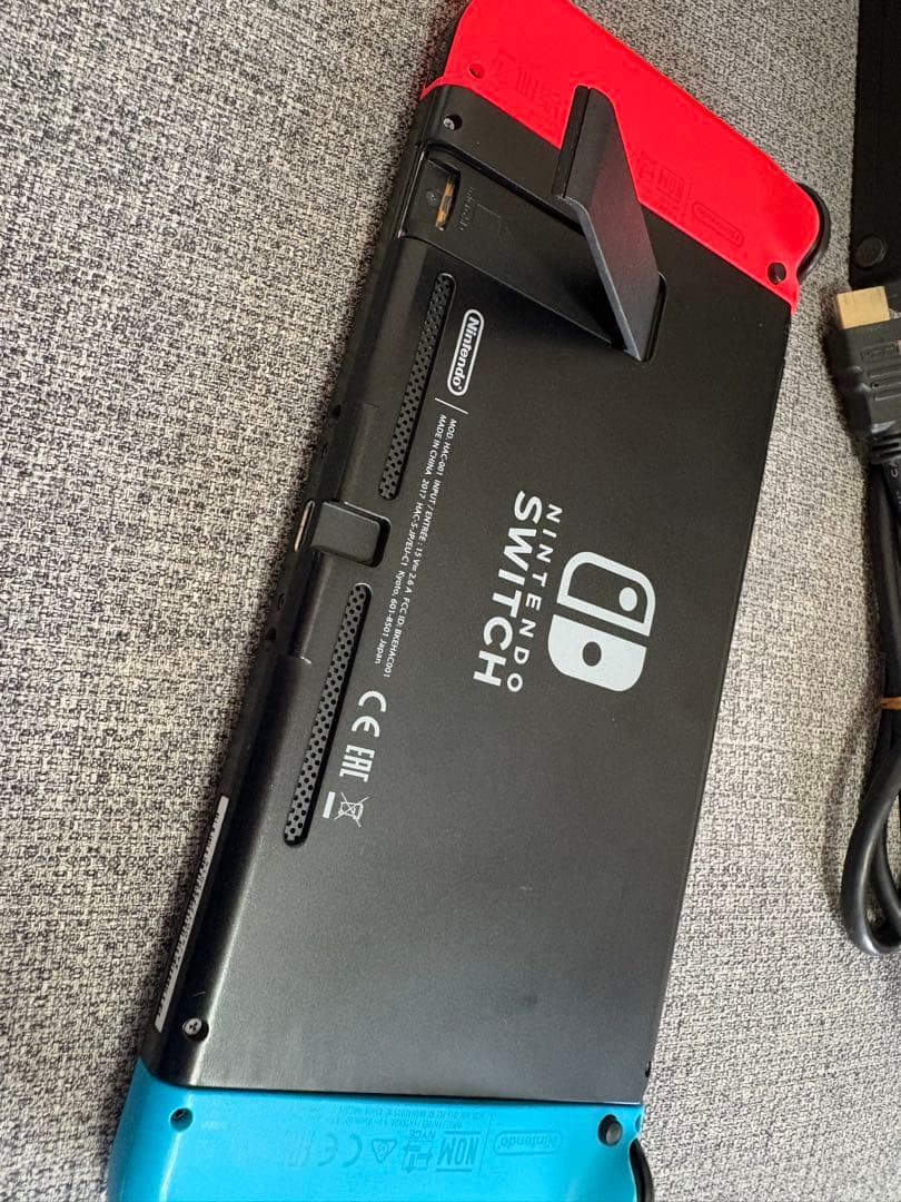 【ジャンク品】Nintendo Switch 本体 赤/青 ドック付き