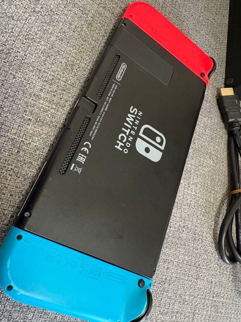 【ジャンク品】Nintendo Switch 本体 赤/青 ドック付き