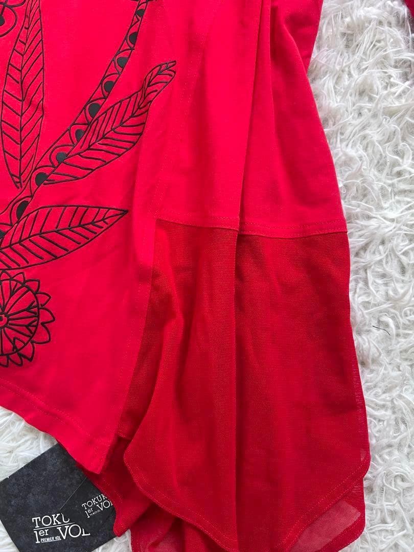 新品 TOKUKO 1er VOL トクコプルミエヴォル 花柄 チュニック