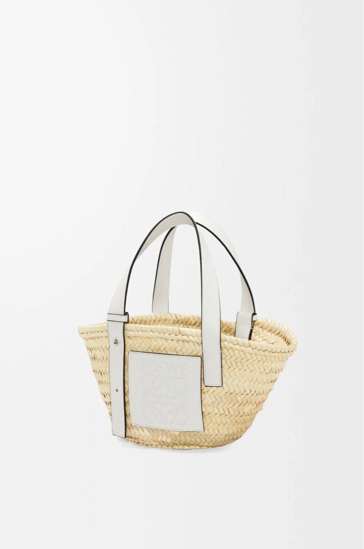 LOEWE ロエベ　バスケットバッグ　スモール　ホワイト