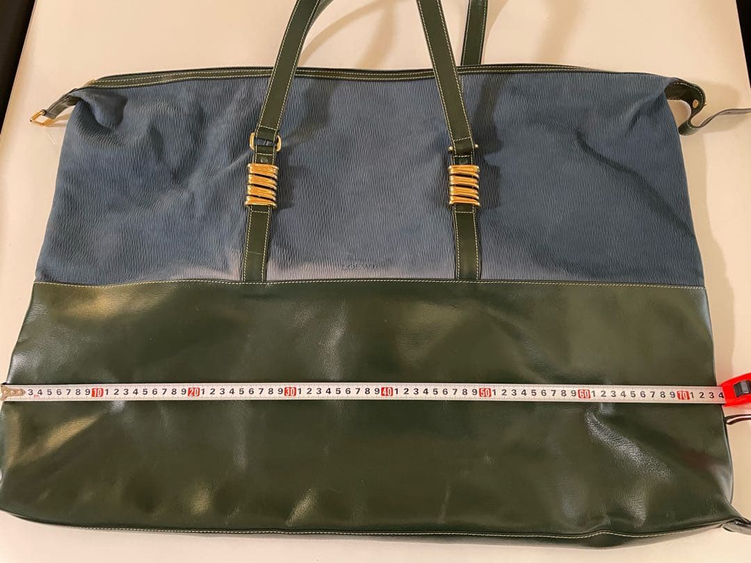 LOEWE ボストンバッグ 青・緑