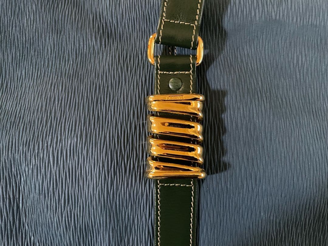 LOEWE ボストンバッグ 青・緑